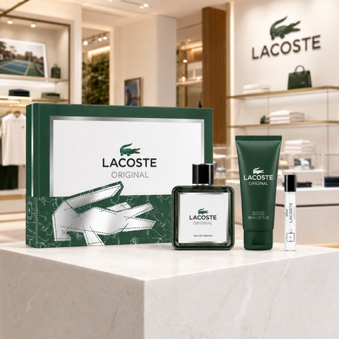 Set quà tặng Nước Hoa Nam Lacoste Chính hãng - Lacoste Original Eau de Parfum Gift Set | JapanSport