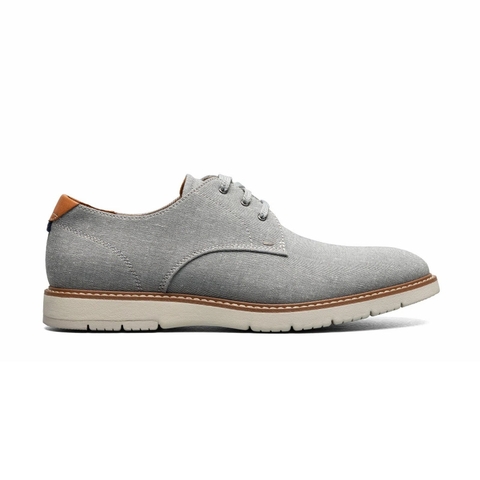 Giày Florsheim Nam Chính Hãng - Canvas Plain Toe Oxford - Màu Xám | JapanSport 14419-020