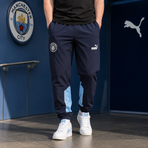 Quần Dài Puma Chính Hãng - Manchester City ftblARCHIVE Pant - Màu Navy | JapanSport 779132-73