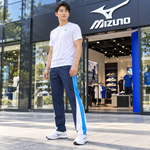Quần Mizuno Nam Chính Hãng -  Training Cross Pants - Màu navy | JapanSport N2JD902082