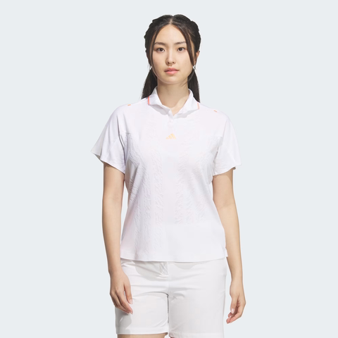 Áo Polo Adidas Nữ Chính Hãng - Ultimate365 Tour Climacool Jacquard - Màu Trắng | Japansport KA1816