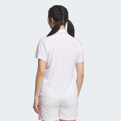 Áo Polo Adidas Nữ Chính Hãng - Ultimate365 Tour Climacool Jacquard - Màu Trắng | Japansport KA1816
