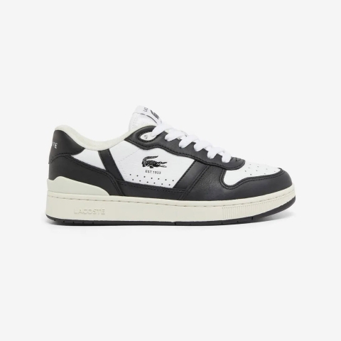 Giày Lacoste Nữ Chính Hãng - Women's Sneakers T-Clip Set - Màu Đen/Trắng | JapanSport 7-48SFA0052147