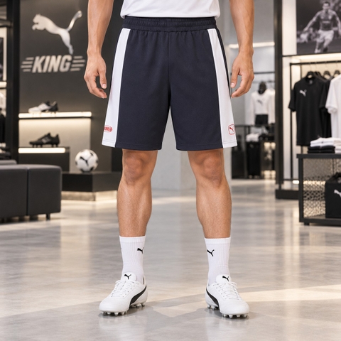 Quần Short Puma Chính Hãng - KING Top Men’s Football Sweat Shorts - Màu Navy | JapanSport 658989-07