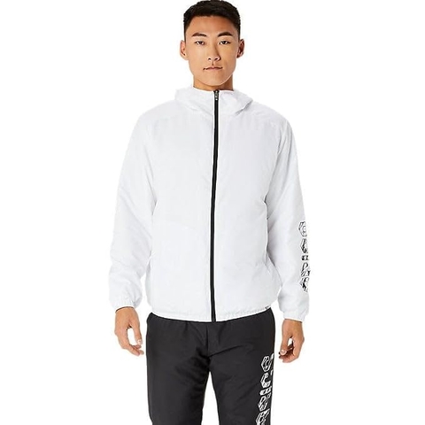 Áo Khoác Asics Chính Hãng - Hex Graphic Padded  - Màu Trắng | JapanSport 2031E238-100