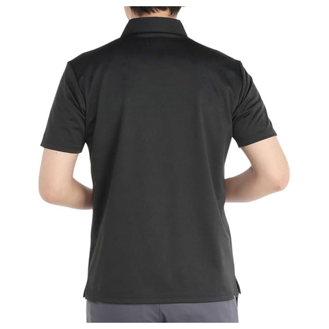 Áo Polo Golf Mizuno Chính Hãng - Jacquard Stretch - Màu Đen | JapanSport E2MAB018-09