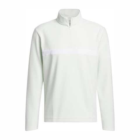 Áo Khoác Adidas Nam Chính Hãng - Ultimate365 Novelty Layer Quarter Zip Top - Màu Trắng | JapanSport IQ2951