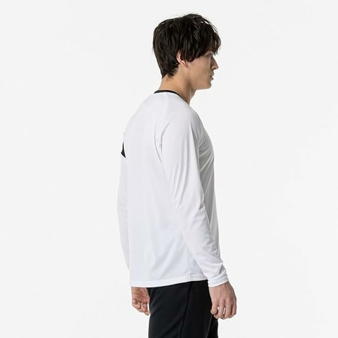 Áo Mizuno Chính Hãng - FUNTAST Training Shirt - Màu Trắng | JapanSport V2MAA521-01