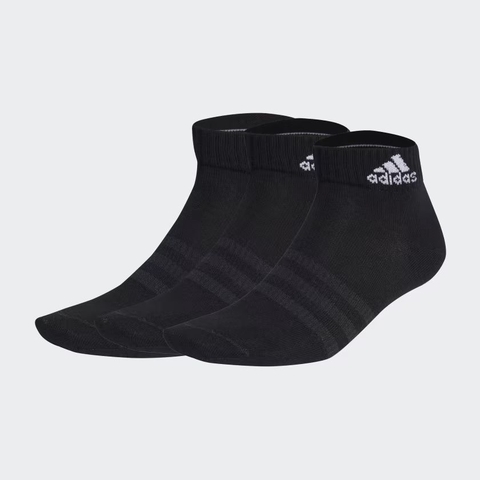 Set Tất Adidas Chính Hãng - Set of 3 Pairs of Thin Light Ankle Socks | JapanSport IC1282