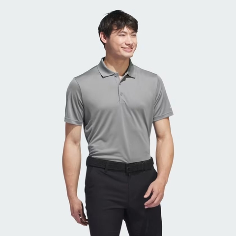 Áo Polo Golf Adidas Nam Chính Hãng - Performance Primegreen - Màu Xám | JapanSport IU4443
