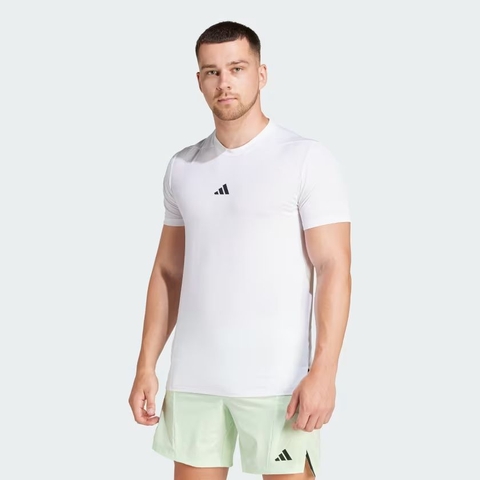 Áo Phông Adidas Nam Chính Hãng - D4T - Màu Trắng | JapanSport IS3808