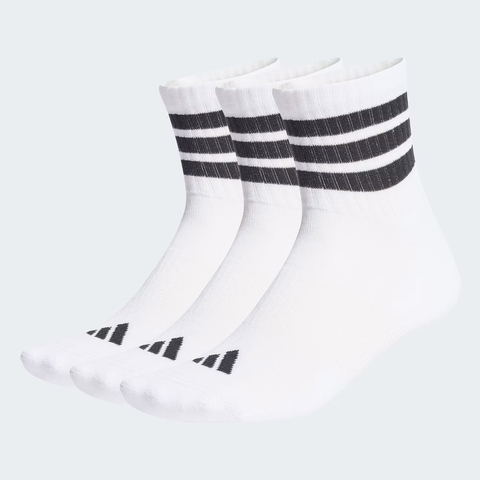 Set Tất Adidas Chính Hãng - Bộ 3 đôi tất  - Màu Trắng | JapanSport HT3456