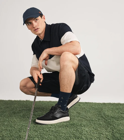 Giày Golf Cole Haan Nam Chính Hãng - GrandPrø Crossover Waterproof Golf - Màu Đen | JapanSport C38378