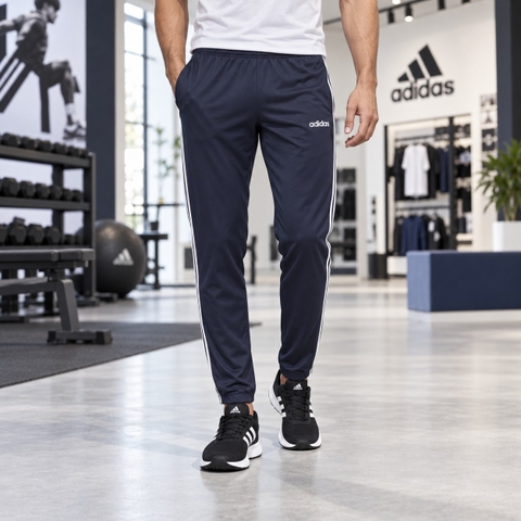 Quần dài nam Adidas Chính Hãng - 3-Stripes Track Suit - Màu Navy | JapanSport DV2468