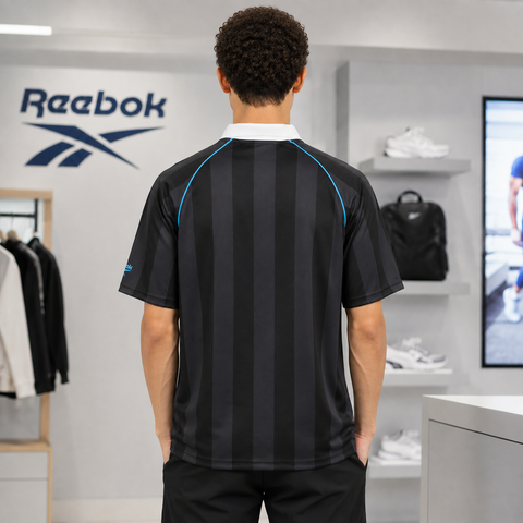 Áo Polo Reebok Chính Hãng - Retro Footy Polo Men's T-Shirt - Màu Đen | JapanSport 100239690
