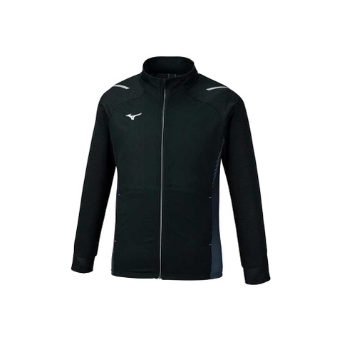 Áo Khoác Mizuno Chính Hãng - Training Wear Dry Aeroflow - Màu Đen | JapanSport 32MC1050-09
