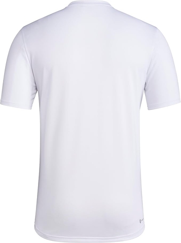 Áo Phông Adidas Nam Chính Hãng -  Los Angeles Galaxy Vintage World Pregame - Màu Trắng | JapanSport HT4002