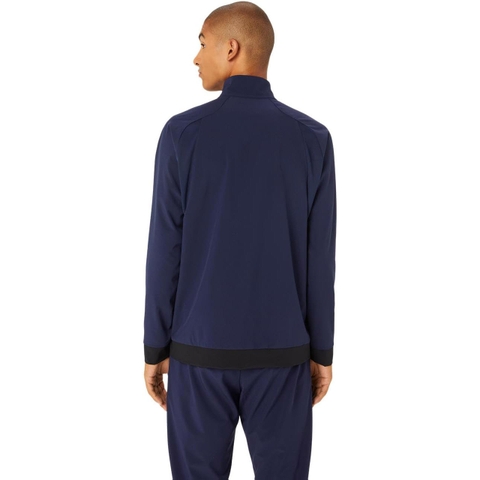 Áo Khoác Asics Chính Hãng - Soccer Wear Stretch Cross Soccer - Màu Xanh | JapanSport 2101a263-405