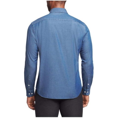 Áo sơ mi Tommy Hilfiger Chính hãng - Regular Fit Button Down Dress Shirt - Màu Xanh | JapanSport 24N1973400