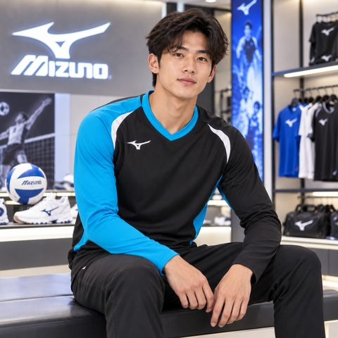 Áo Mizuno Chính Hãng - Game Shirt- Màu Đen | JapanSport V2MA212292
