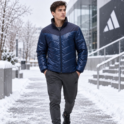 Áo Khoác Adidas Chính hãng - Men Jacket Cytins Pad Running Zipper BQ4244