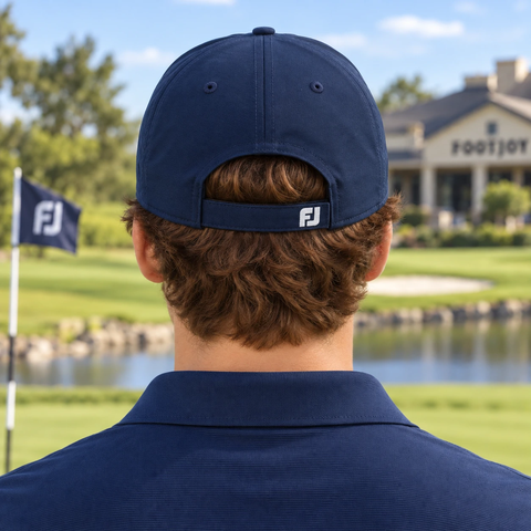 Mũ FootJoy Chính Hãng - Brim Stitch Cap - Màu Xanh | JapanSport FH24ABRS-4N
