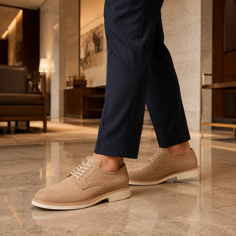Giày Cole Haan Nam Chính Hãng - Go-to Plain Toe Oxfords - Màu Be | JapanSport C41816