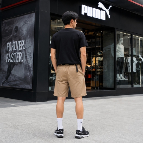 Quần Short Puma Chính Hãng - PUMA HER Shorts - Màu Nâu | JapanSport 588347-03