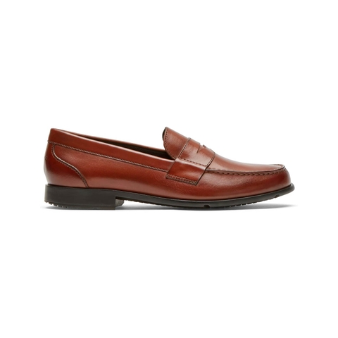 Giày Rockport Chính Hãng -  Keaton Penny mens Penny Loafer - Màu Nâu | JapanSport CU8841