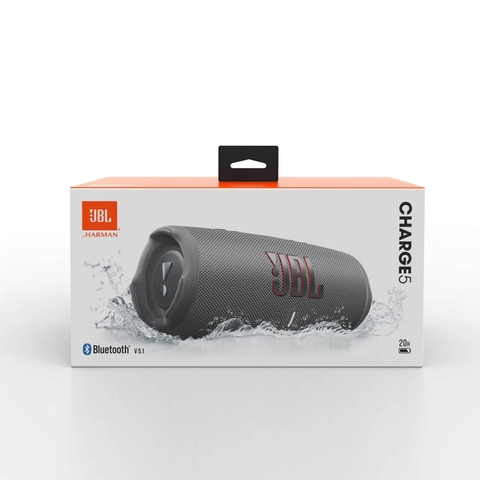 Loa Bluetooth JBL Chính hãng - JBL Charge 5 - chống nước tích hợp sạc dự phòng - Màu ghi | JapanSport