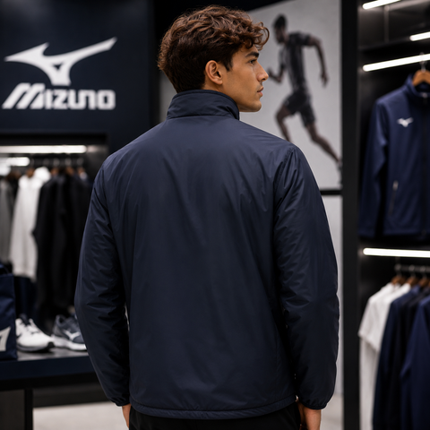 Áo Khoác Mizuno Chính Hãng - Mizuno Professional Line - Màu Navy | JapanSport  P2MEA520-14
