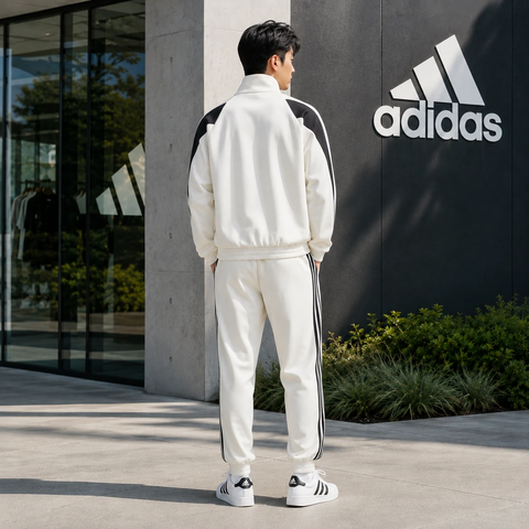 Áo Khoác Adidas Nam Chính Hãng - Stadium Tracktop - Màu Trắng | JapanSport JX5618