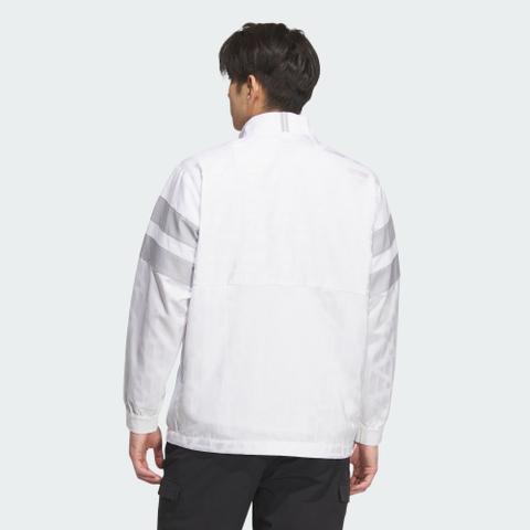 Áo Dài Tay Adidas Nam Chính Hãng - Golf Jacket Beyond The Course Water-Repellent - Màu Trắng | JapanSport JE8314