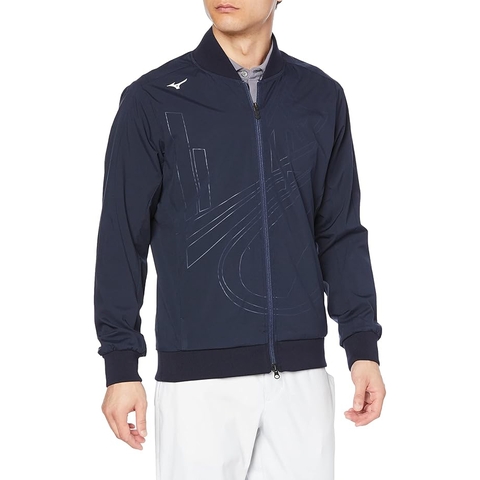 Áo Khoác Mizuno Chính Hãng - Mizuno Golf Wear - Màu Navy | JapanSport E2ME1501-14