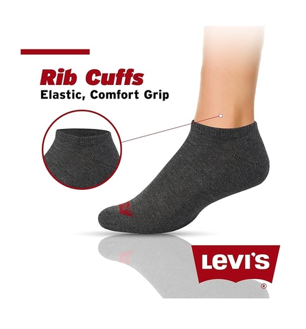 Set 8 đôi tất Levi's Chính Hãng - Vớ cổ thấp, không lộ cổ chân - 3 màu  | JapanSport M278LW