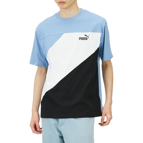 Áo Phông Puma Chính hãng - Men's Casual Power - Màu Xanh | JapanSport 681074-20