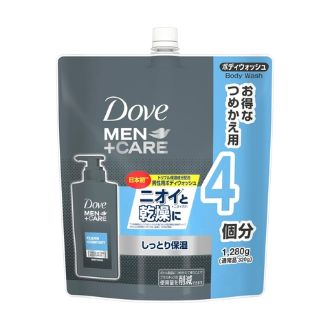 Sữa Tắm Nam Chính Hãng - Dove Men + Care Body Soap Refill 1280g | JapanSport