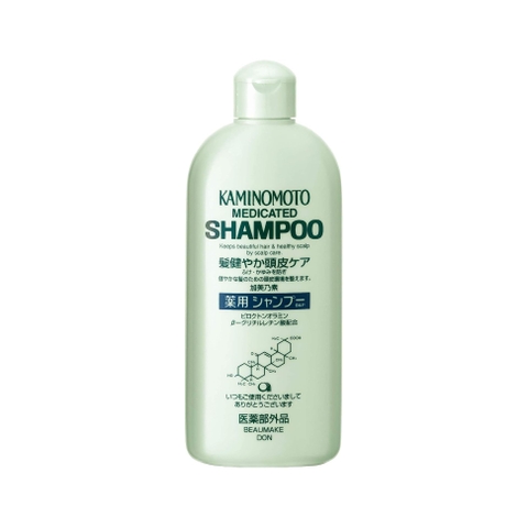 Dầu gội kích thích mọc tóc Kaminomoto chính hãng - KAMINOMOTO MEDICATED SHAMPOO - 300ml | JapanSport