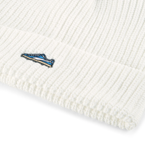 Mũ len Puma Chính Hãng - Beanie  Classics Graphic  - Màu TRẮNG | JapanSport  025680-04