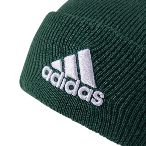 Mũ Len Adidas Chính Hãng - Logo Beanie Cuff - Màu Xanh| JapanSport IY7831