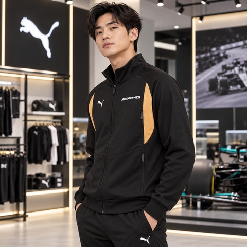 Áo Khoác Puma Chính Hãng - Mercedes-AMG Motorsport- Màu Đen | JapanSport 627421-05