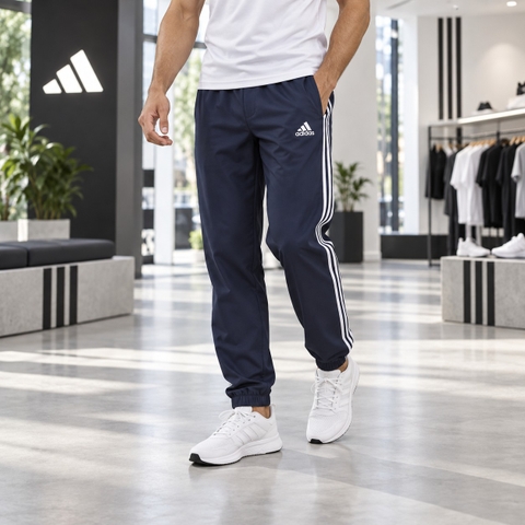 Quần dài Adidas Nam Chính Hãng - AEROREADY ESSENTIALS CLASSIC - Xanh | JapanSport GK9953