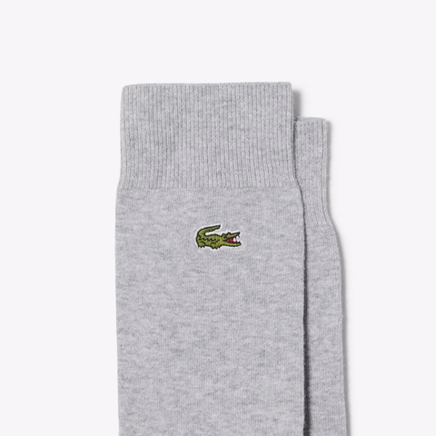 Set Tất Lacoste Chính Hãng - Unisex 2-Pack Long Socks -Màu Xám | JapanSport RA3147-51-P5V