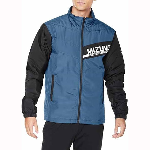 Áo Khoác Mizuno Chính Hãng - Padded Warmer  - Màu Xanh  | JapanSport K2JE253224