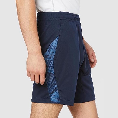 Quần Asics Chính Hãng - Dry Graphic Shorts Soccer Wear - Màu Xanh | JapanSport 2101A240-405