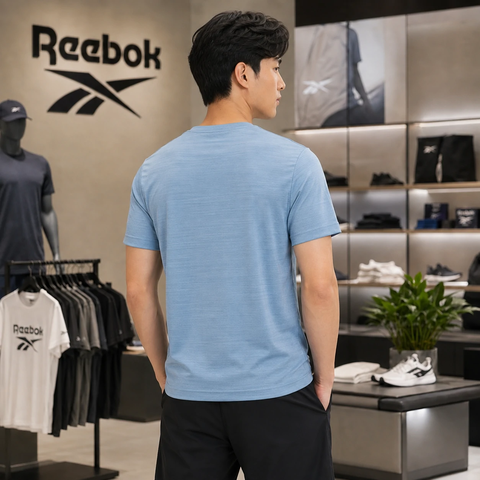 Áo Phông Reebok Chính Hãng - Athlete Tee 2.0 RBK-FRESH - Màu Xanh | JapanSport 100203987