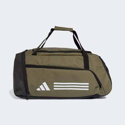 Túi Trống Adidas Chính Hãng - Túi Duffel 3 Sọc Essentials - Màu Xanh | JapanSport IZ1918