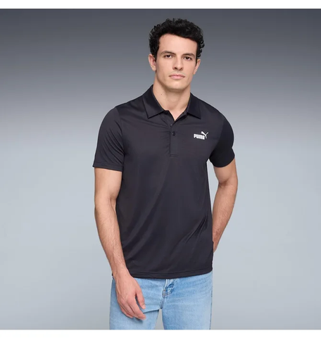Áo Polo Puma chính hãng - PUMA Essentials - Màu Đen | JapanSport 688016-01