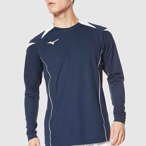 Áo Khoác Mizuno Chính Hãng - Game shirt - Màu Xanh | JapanSport V2MA2121-14