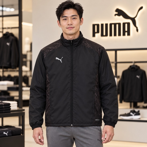 Áo Khoác Puma Chính Hãng - teamFINAL Padded Woven Jacket - Màu Đen | JapanSport 659739-03